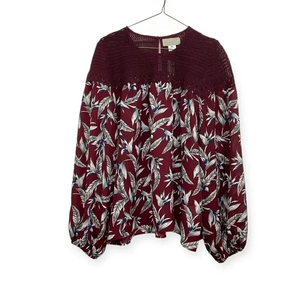 Anthropologie Mynahs Reynu Taandon Symphony Medium Blouse